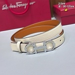 Ferragamo 2.5cm Width Belts # 306443, cheap Ferragamo Belts