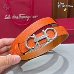 Ferragamo 2.5cm Width Belts # 306444, cheap Ferragamo Belts