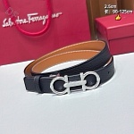 Ferragamo 2.5cm Width Belts # 306445, cheap Ferragamo Belts