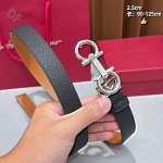 Ferragamo 2.5cm Width Belts # 306448, cheap Ferragamo Belts
