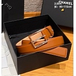 Chanel 3.0cm Width Automatic Buckle Belts # 306583