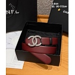 Chanel 3.0cm Width Automatic Buckle Belts # 306615