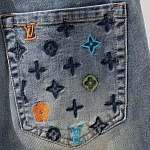 Louis Vuitton Denim Shorts For Men # 306691, cheap LV Denim Shorts