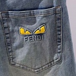 Fendi Denim Shorts For Men # 306693, cheap Fendi Shorts