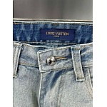 Louis Vuitton Denim Shorts For Men # 306742, cheap LV Denim Shorts