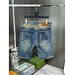 Louis Vuitton Denim Shorts For Men # 306743, cheap LV Denim Shorts