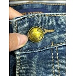 Louis Vuitton Denim Shorts For Men # 306743, cheap LV Denim Shorts