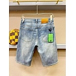 Louis Vuitton Denim Shorts For Men # 306748, cheap LV Denim Shorts