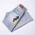 Chrome Hearts Denim Jeans For Men # 306760, cheap Chrome Hearts Jeans