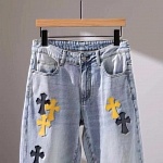 Chrome Hearts Denim Jeans For Men # 306760, cheap Chrome Hearts Jeans