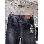 Chrome Hearts Jeans For Men # 306784, cheap Chrome Hearts Jeans