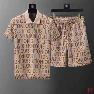 $65.00,Louis Vuitton Shirt Short Set For Men # 307086