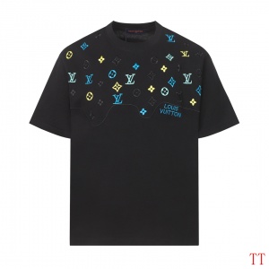 $32.00,Louis Vuitton Short Logo Embroidered Short Sleeve T Shirts For Men # 307138