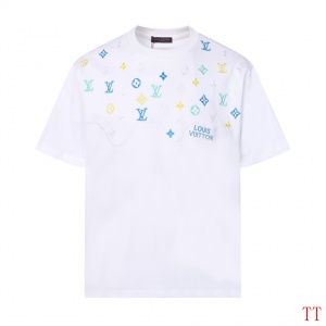 $32.00,Louis Vuitton Logo Embroidered Short Sleeve T Shirts For Men # 307139