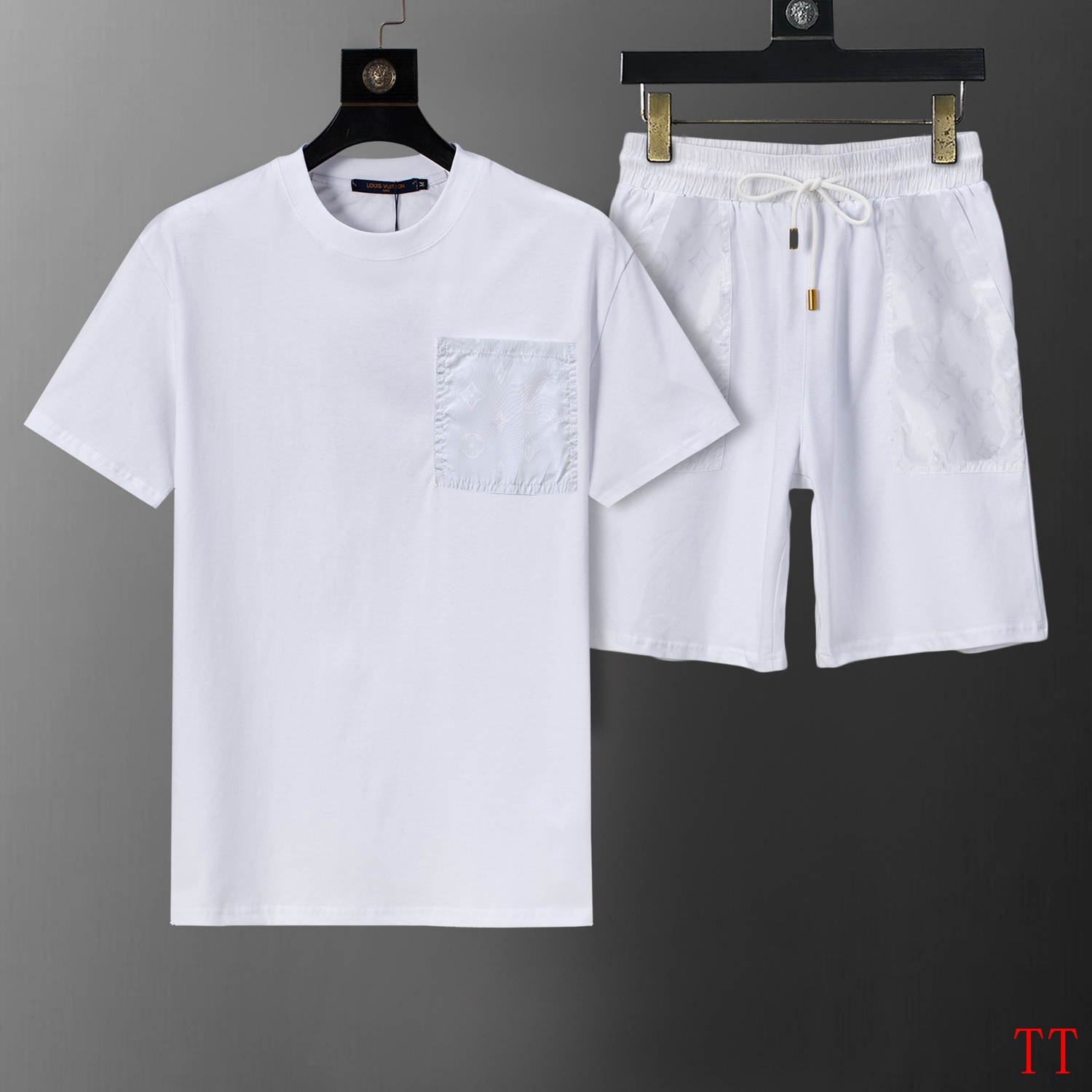 Louis Vuitton Shirt Short Set For Men # 307101