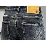 Chrome Hearts Jeans For Men # 307076, cheap Chrome Hearts Jeans