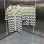 Casablanca Kniited Shirt Short Set For Men # 307105, cheap Casablanca