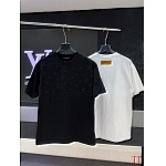Louis Vuitton Short Logo Embroidered Sleeve T Shirts For Men # 307108, cheap Short Sleeved
