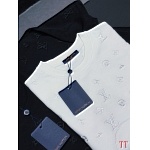Louis Vuitton Short Logo Embroidered Sleeve T Shirts For Men # 307108, cheap Short Sleeved
