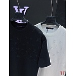 Louis Vuitton Short Logo Embroidered Sleeve T Shirts For Men # 307108, cheap Short Sleeved