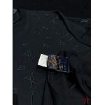 Louis Vuitton Short Logo Embroidered Sleeve T Shirts For Men # 307109, cheap Short Sleeved