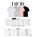 Dior Short Sleeve Polo Shirts For Men # 307117, cheap Dior T Shirts