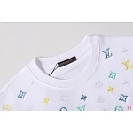 Louis Vuitton Logo Embroidered Short Sleeve T Shirts For Men # 307139, cheap Short Sleeved