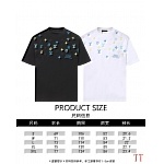 Louis Vuitton Logo Embroidered Short Sleeve T Shirts For Men # 307139, cheap Short Sleeved
