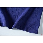 Louis Vuitton Knitted Short Sleeve Shirts For Men # 307375, cheap Short Sleeved